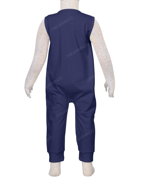 Sleeveless Zip-Up Pants Onesie