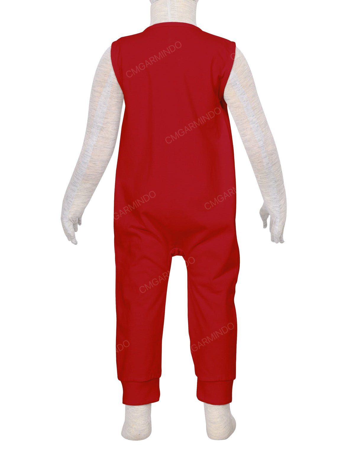 Sleeveless Zip-Up Pants Onesie
