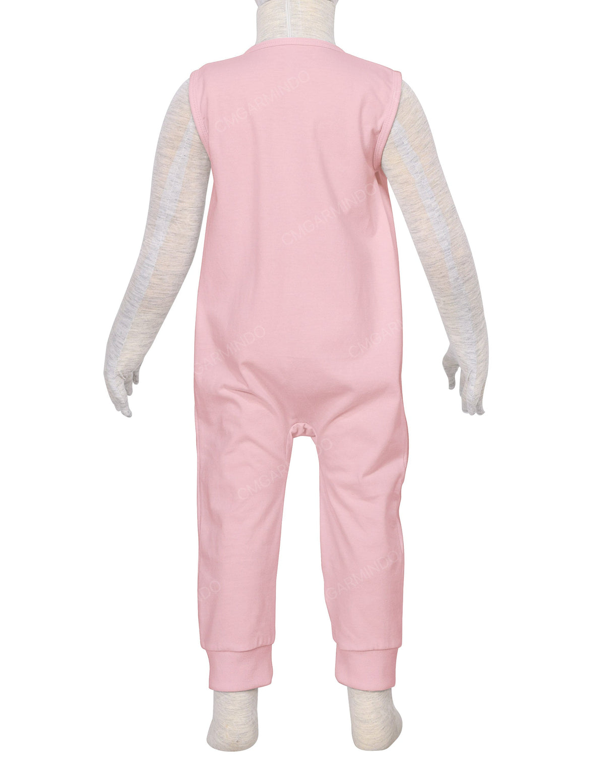 Sleeveless Zip-Up Pants Onesie
