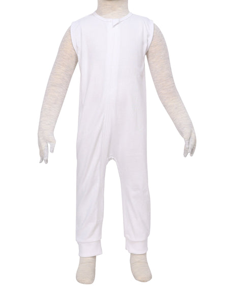 Sleeveless Zip-Up Pants Onesie