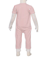 Short Sleeve Zip-Up Pants Onesie
