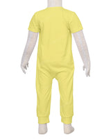 Short Sleeve Zip-Up Pants Onesie