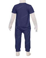 Short Sleeve Zip-Up Pants Onesie