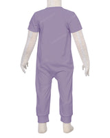 Short Sleeve Zip-Up Pants Onesie