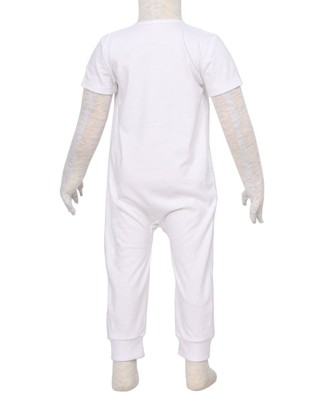 Short Sleeve Zip-Up Pants Onesie