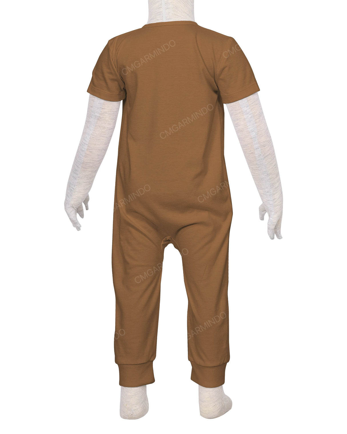 Short Sleeve Zip-Up Pants Onesie