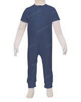 Short Sleeve Zip-Up Pants Onesie