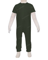 Short Sleeve Zip-Up Pants Onesie
