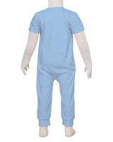 Short Sleeve Zip-Up Pants Onesie