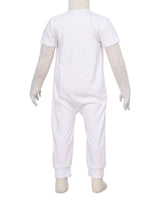 Short Sleeve Zip-Up Pants Onesie