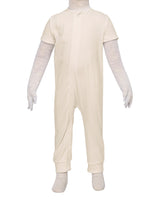 Short Sleeve Zip-Up Pants Onesie