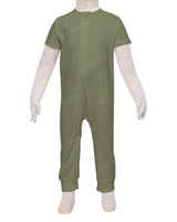 Short Sleeve Zip-Up Pants Onesie