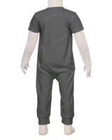 Short Sleeve Zip-Up Pants Onesie