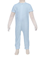 Short Sleeve Zip-Up Pants Onesie
