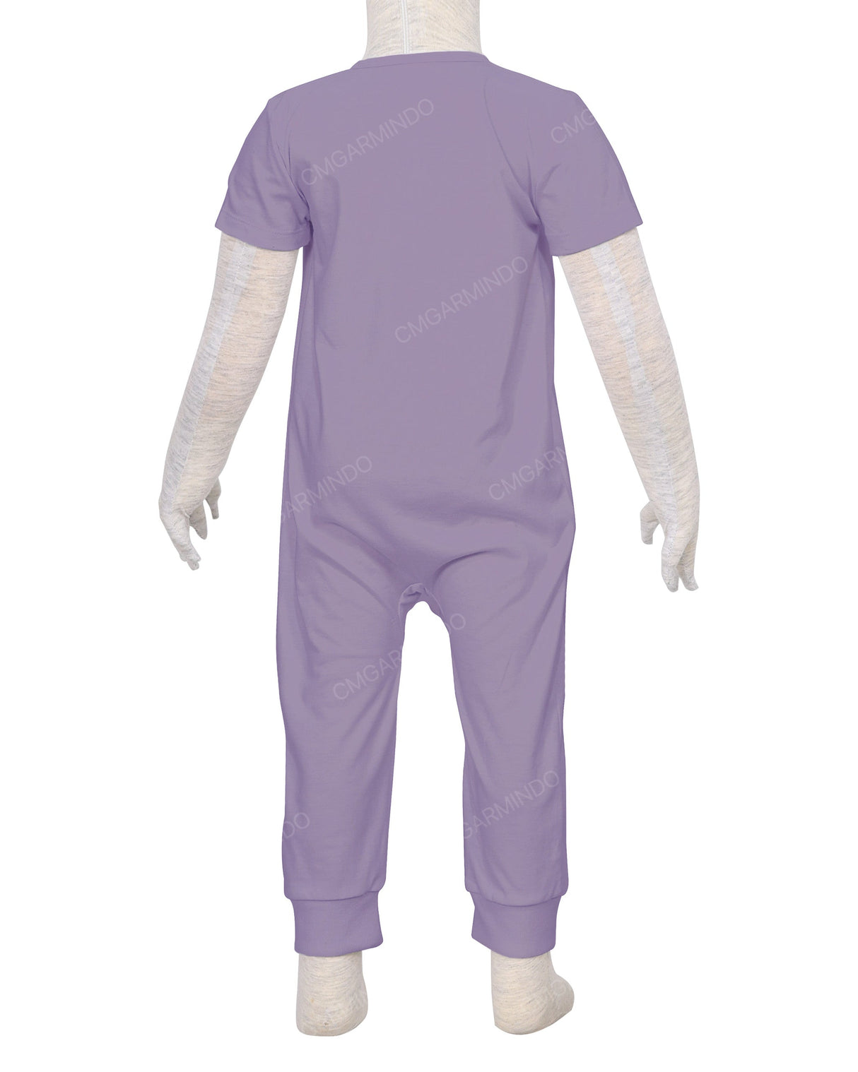 Short Sleeve Zip-Up Pants Onesie