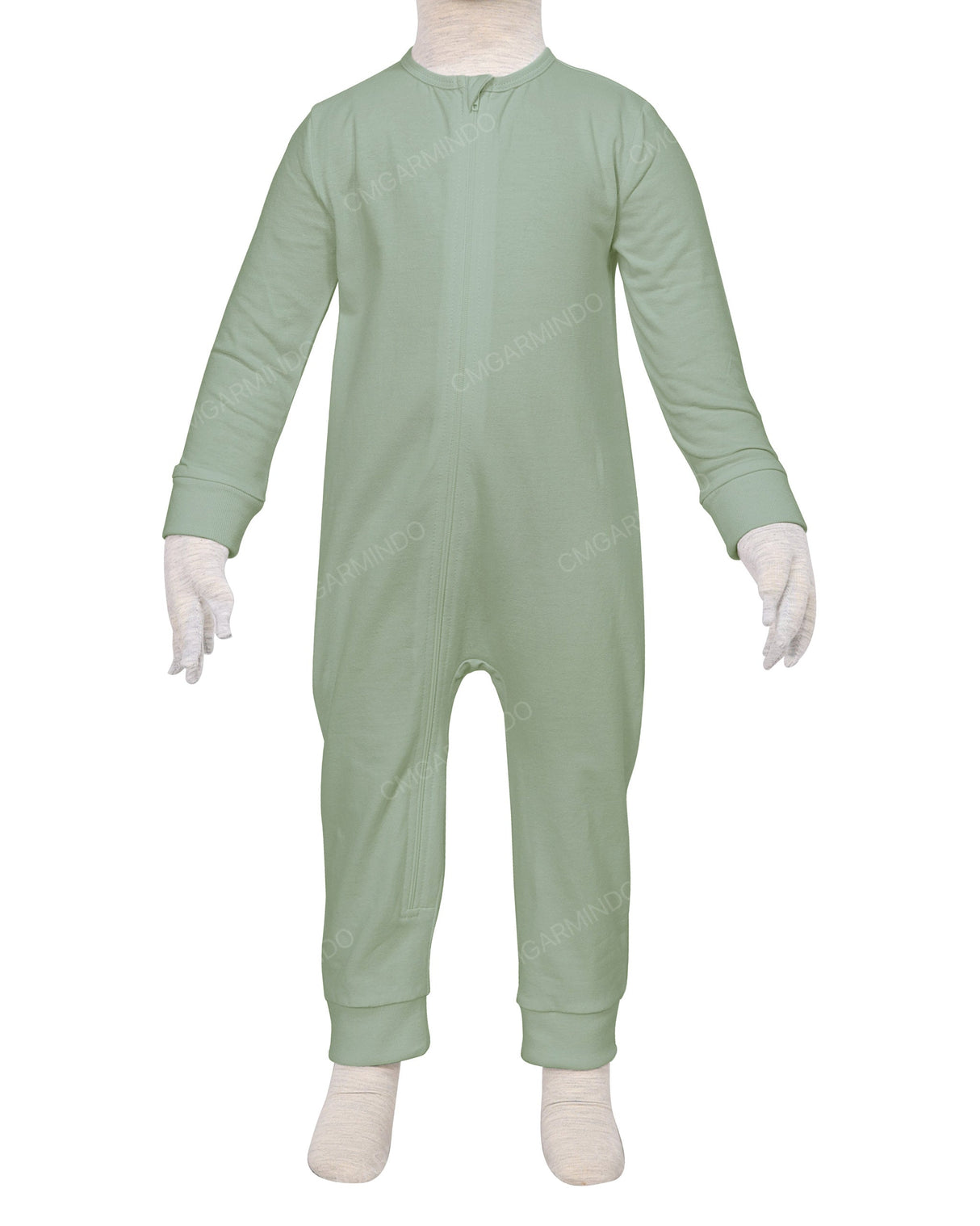 Long Sleeve Zip-Up Pants Onesie