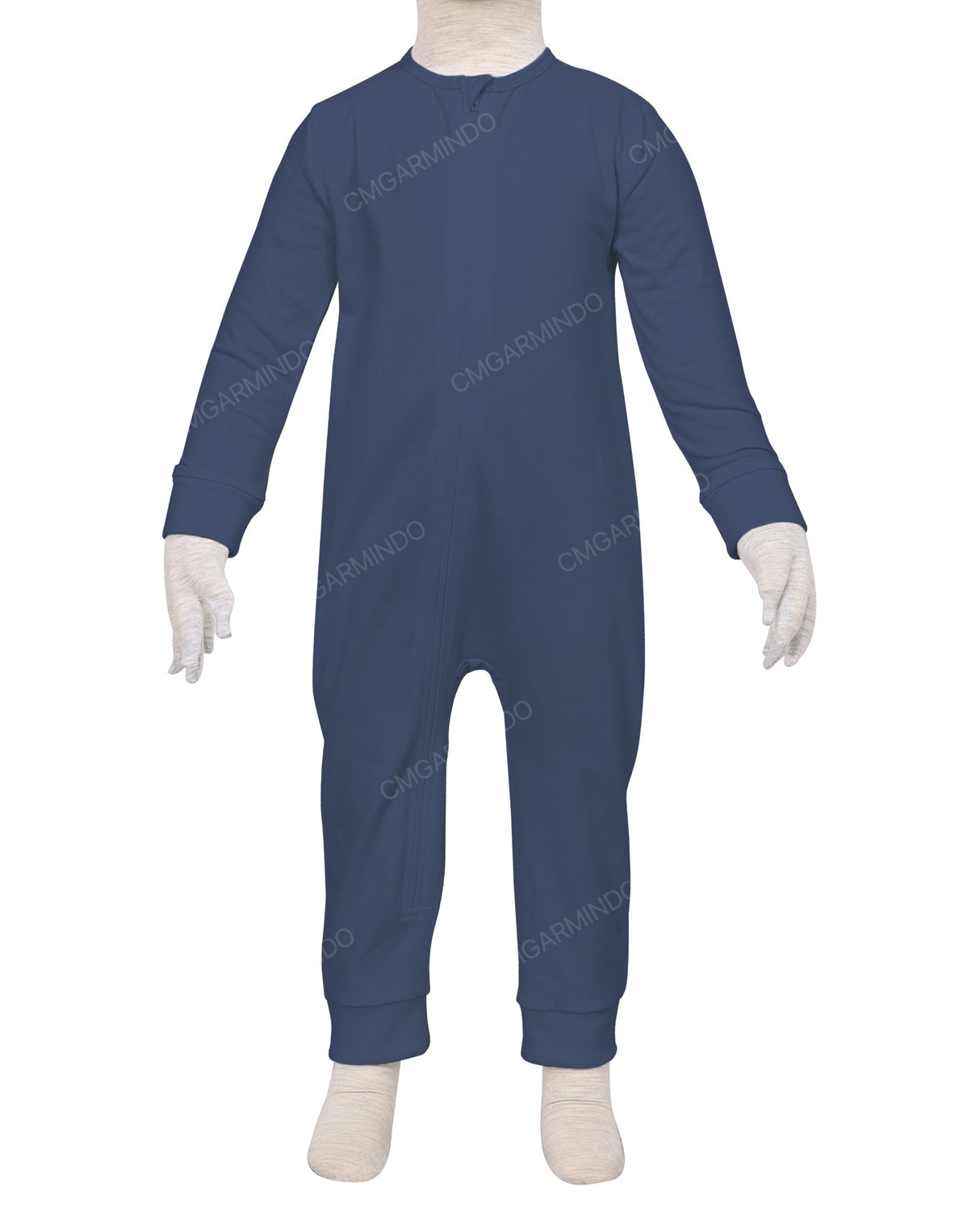 Long Sleeve Zip-Up Pants Onesie