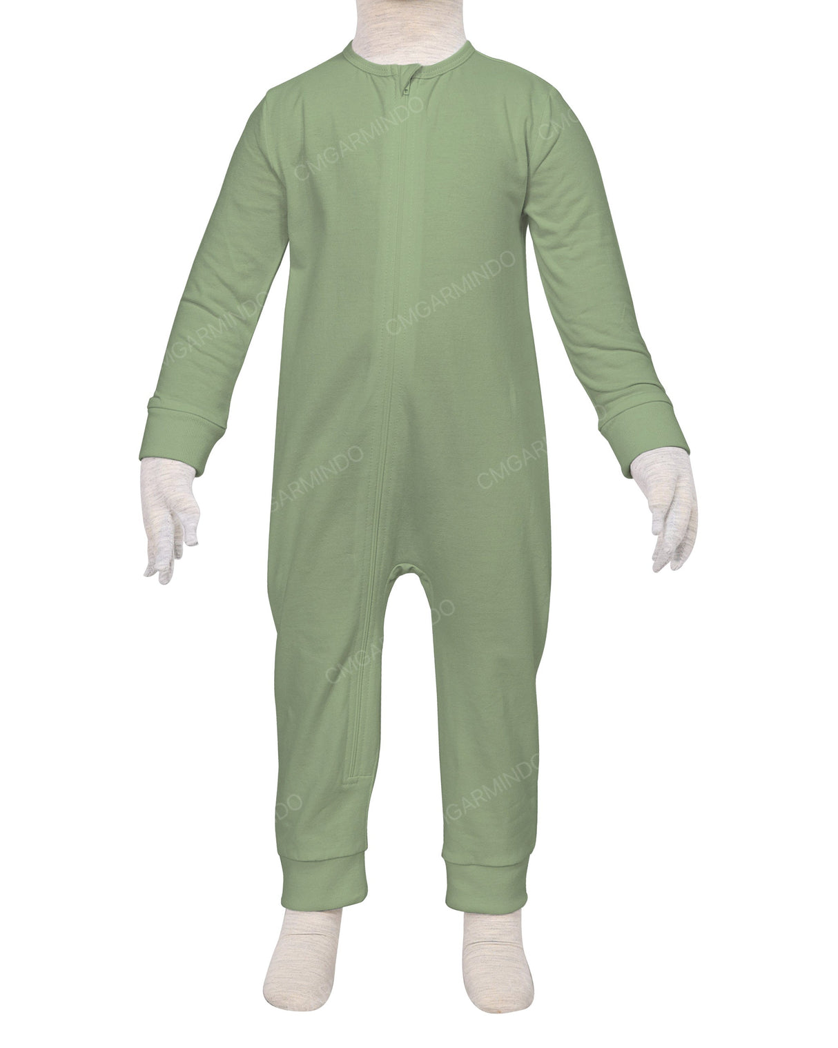 Long Sleeve Zip-Up Pants Onesie
