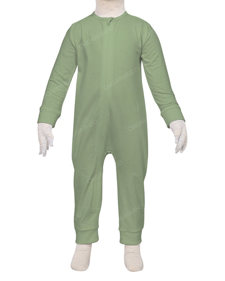 Long Sleeve Zip-Up Pants Onesie