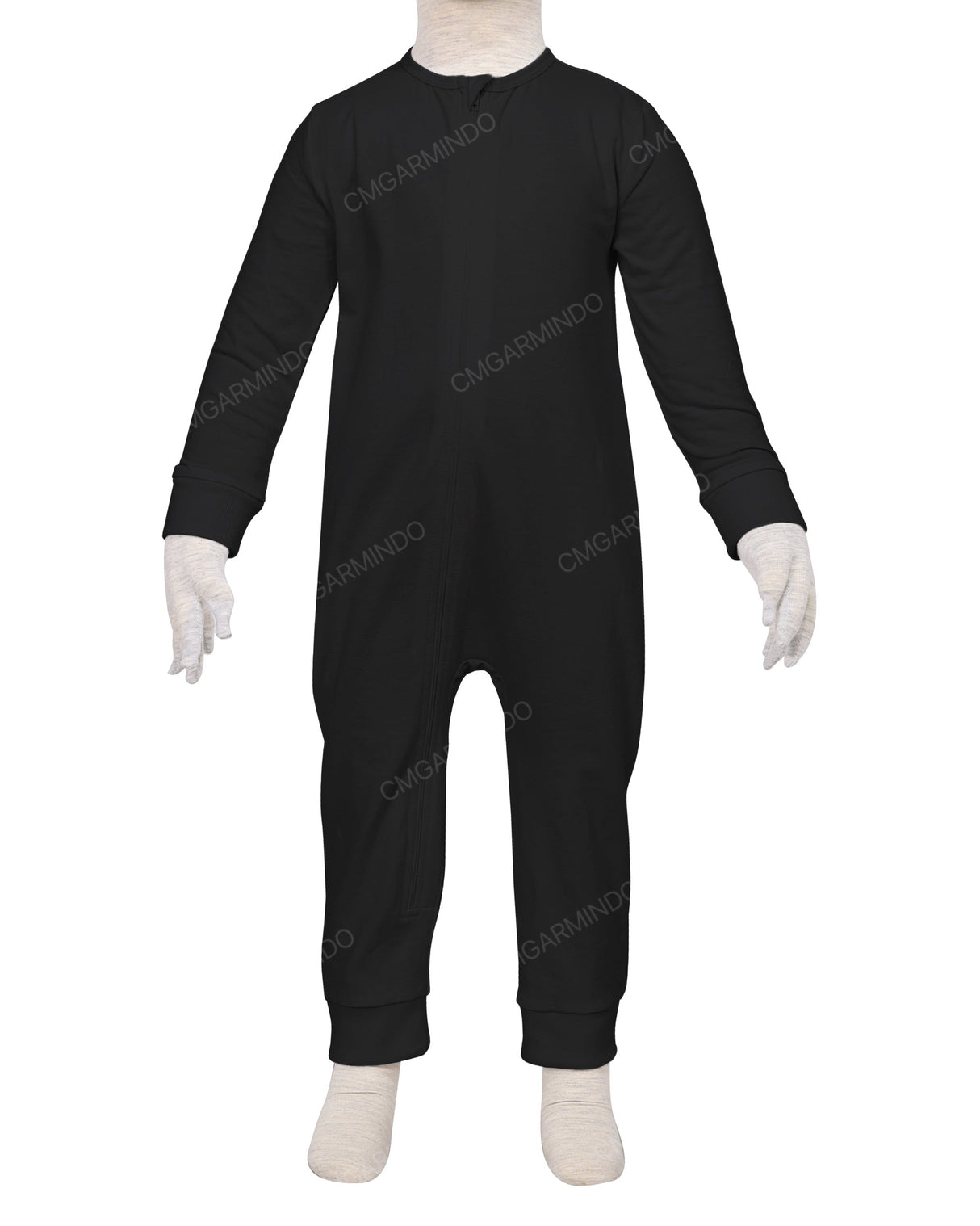 Long Sleeve Zip-Up Pants Onesie