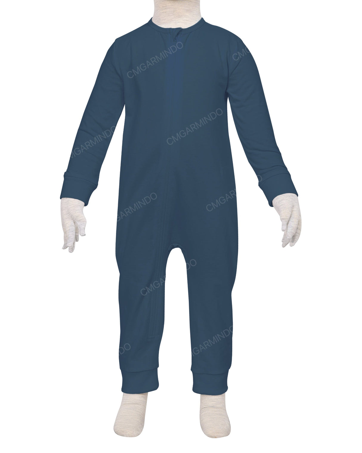 Long Sleeve Zip-Up Pants Onesie