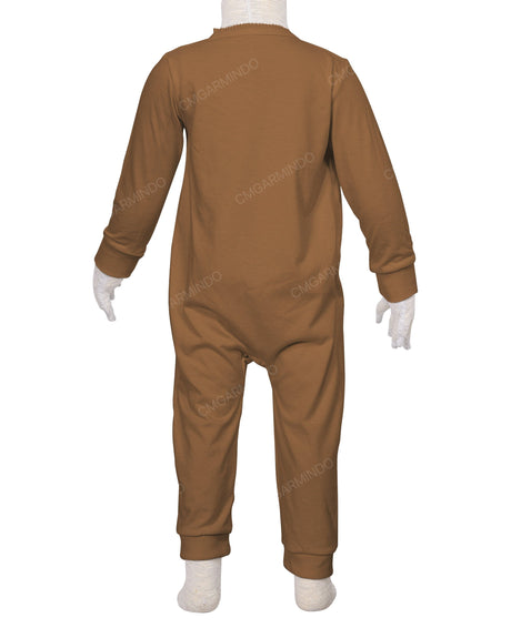 Long Sleeve Frill Wrap Pants Onesie