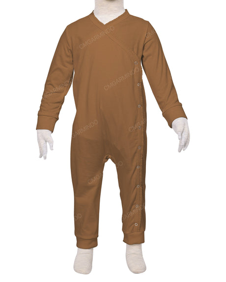 Long Sleeve Frill Wrap Pants Onesie