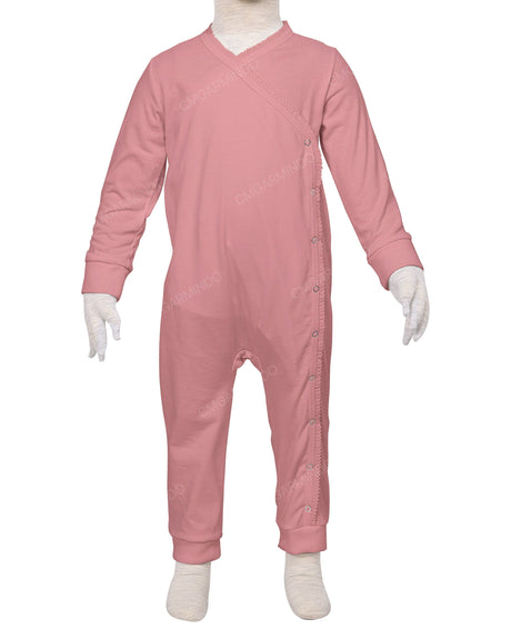 Long Sleeve Frill Wrap Pants Onesie