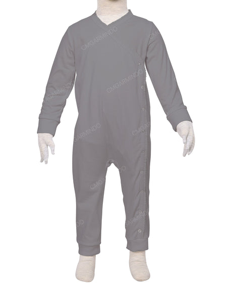 Long Sleeve Frill Wrap Pants Onesie