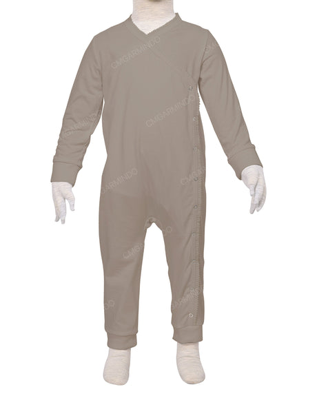 Long Sleeve Frill Wrap Pants Onesie