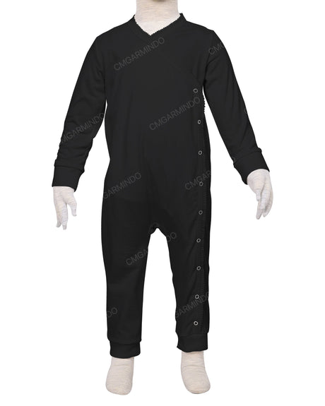 Long Sleeve Frill Wrap Pants Onesie