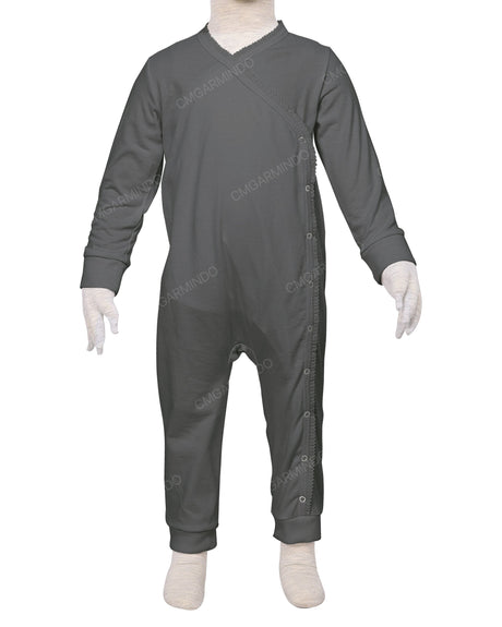 Long Sleeve Frill Wrap Pants Onesie