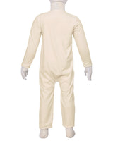 Long Sleeve Binding Zip-Up Pants Onesie