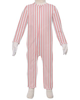 Long Sleeve Binding Zip-Up Pants Onesie