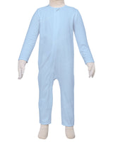 Long Sleeve Binding Zip-Up Pants Onesie
