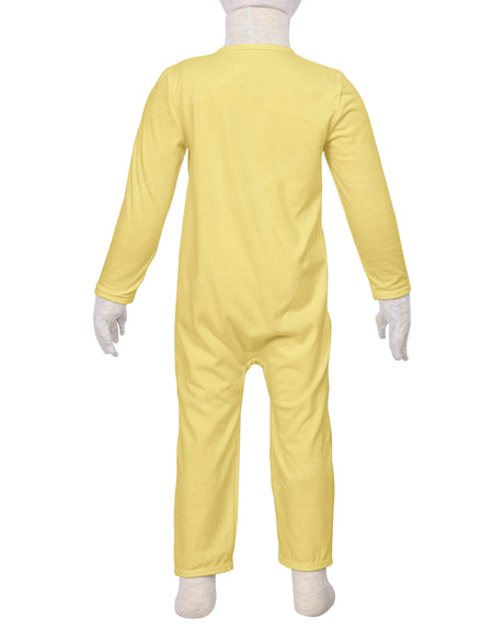 Long Sleeve Binding Zip-Up Pants Onesie