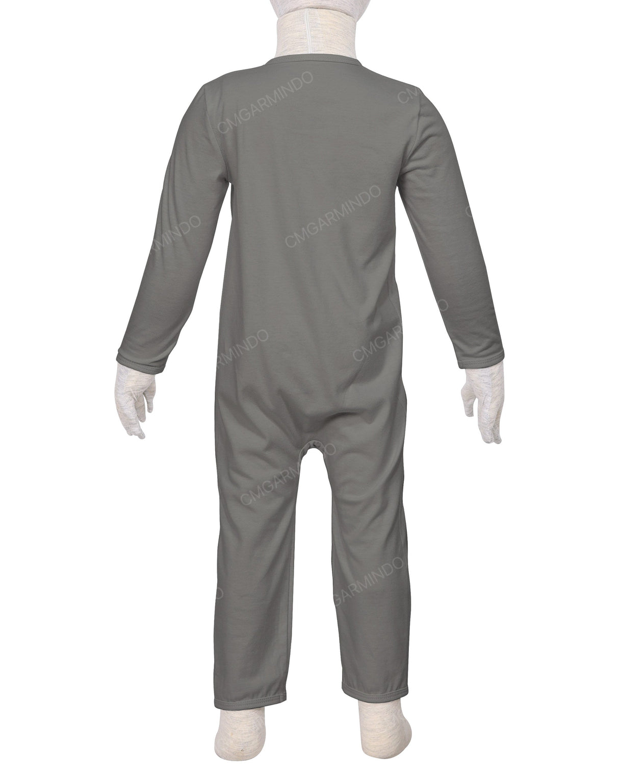 Long Sleeve Binding Zip-Up Pants Onesie