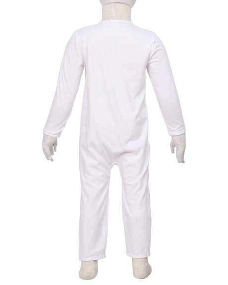 Long Sleeve Binding Zip-Up Pants Onesie