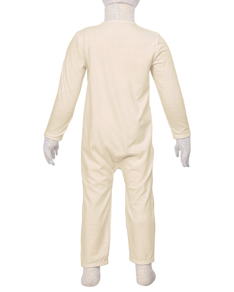 Long Sleeve Binding Zip-Up Pants Onesie