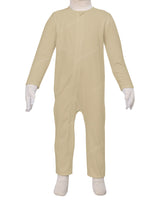 Long Sleeve Binding Zip-Up Pants Onesie