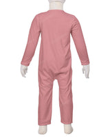 Long Sleeve Binding Zip-Up Pants Onesie