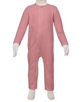 Long Sleeve Binding Zip-Up Pants Onesie