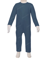 Long Sleeve Binding Zip-Up Pants Onesie