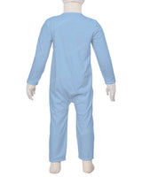 Long Sleeve Binding Zip-Up Pants Onesie