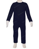 Long Sleeve Binding Zip-Up Pants Onesie