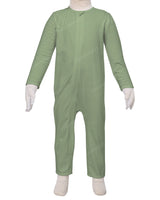 Long Sleeve Binding Zip-Up Pants Onesie