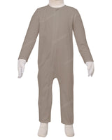 Long Sleeve Binding Zip-Up Pants Onesie