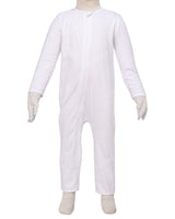 Long Sleeve Binding Zip-Up Pants Onesie