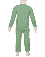 Long Sleeve Binding Zip-Up Pants Onesie