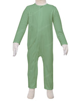 Long Sleeve Binding Zip-Up Pants Onesie